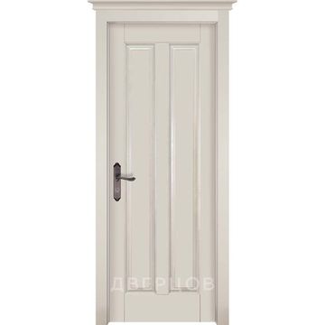 Межкомнатная дверь массив ольхи ОКА Сорренто эмаль слоновая кость глухая