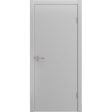 Межкомнатная дверь Флэт светло-серая эмаль RAL 9016 глухая
