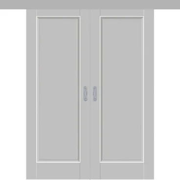 Раздвижная двустворчатая дверь Кобальт 26 манхэттен глухая