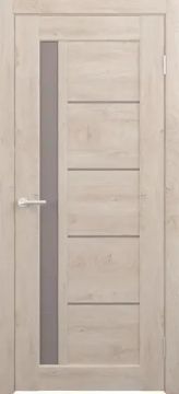 Межкомнатная дверь CPL Мехико дуб золотистый стекло бронзовое