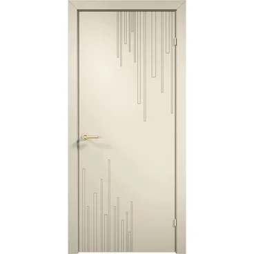 Межкомнатная дверь эмаль Дверцов Тиволи 1 RAL 1013 глухая