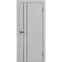 Межкомнатная дверь экошпон ДП-58 silver gray глухая