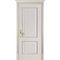 Межкомнатная дверь шпон Шервуд белая патина глухая