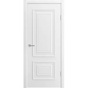 Межкомнатная дверь эмаль Парма 2 В1 белая глухая