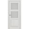 Фото двери Тоскана багет 630.221 цвет ясень серебристый со стеклом