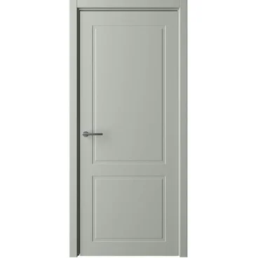 Межкомнатная дверь эмаль Стиль Нео 2 серая глухая