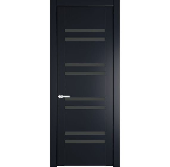 Межкомнатная дверь 1.6P нэви блу остеклённая