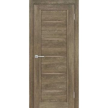 Межкомнатная дверь экошпон Мариам Техно-809 бруно стекло Lacobel бронза