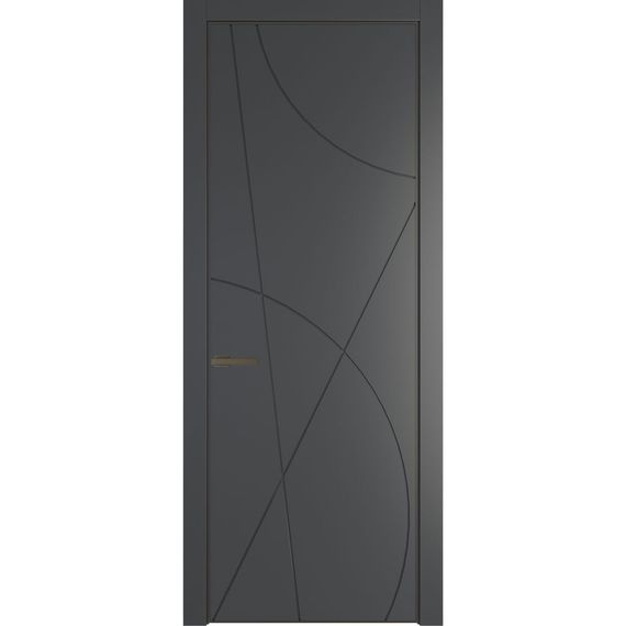 Межкомнатная дверь 4PA графит глухая