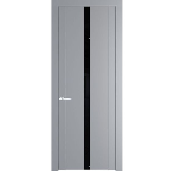 Межкомнатная дверь эмаль Profil Doors 1.8P смоки остеклённая