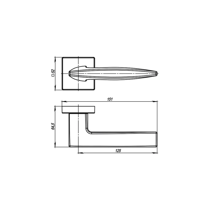 Размеры ручки SQUID USQ9