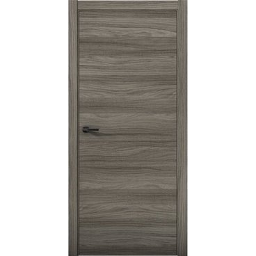 Межкомнатная дверь Плутоний 1 дуб миндаль глухая