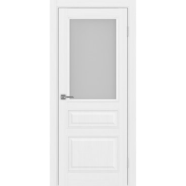 Межкомнатная дверь Тоскана багет 631.211 белый лёд со стеклом