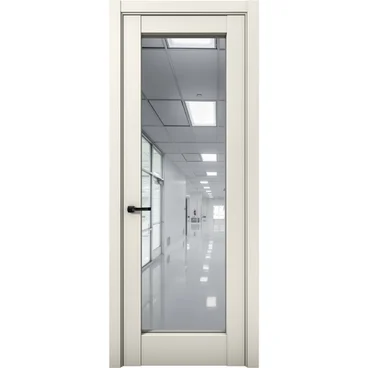 Межкомнатная дверь Кобальт 42 магнолия с зеркалом