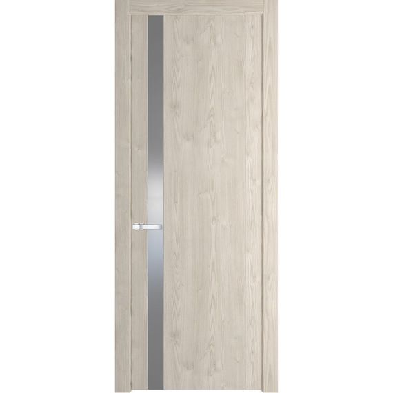 Межкомнатная дверь 1.2N каштан светлый остеклённая