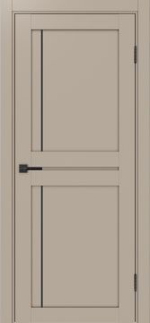 Межкомнатная дверь экошпон Турин 523АПП.111 мокко с молдингом