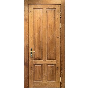 Входная дверь из массива дуба Авиано с сучками венге