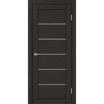 Межкомнатная дверь экошпон Турин 506.12 венге остеклённая