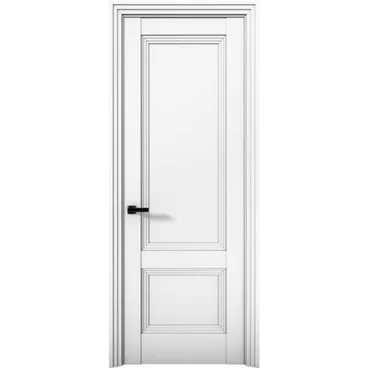 Межкомнатная дверь экошпон Кобальт 39 аляска глухая