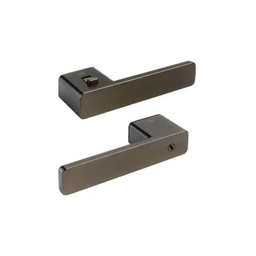 Дверная ручка со встроенным фиксатором R8 ONE кашемир серый