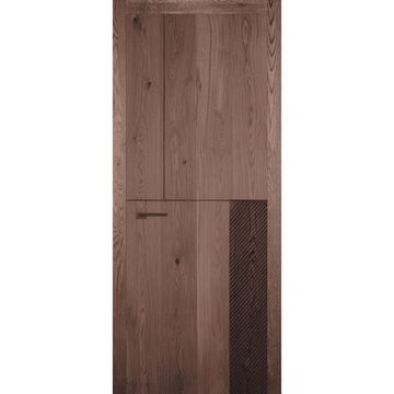 Межкомнатная дверь массив дуба Легно 10 галифакс табак глухая