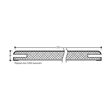 Добор телескопический Luxor эмаль