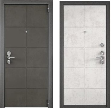 Входная стальная дверь Torex Ultimatum Next NT-1 бетон серый NT-1 бетон светлый