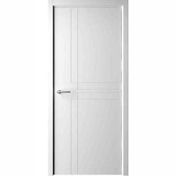 Межкомнатная дверь эмаль Геометрия 3 белая глухая