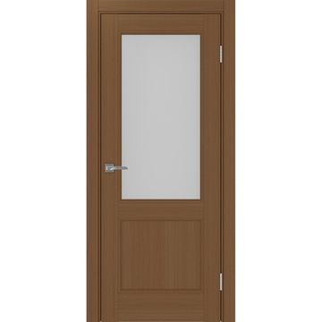 Межкомнатная дверь экошпон Турин Neo 502.21 орех со стеклом