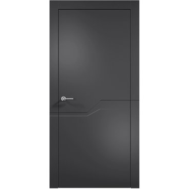 Межкомнатная дверь эмаль Дверцов Тиволи 5 RAL 9004 глухая