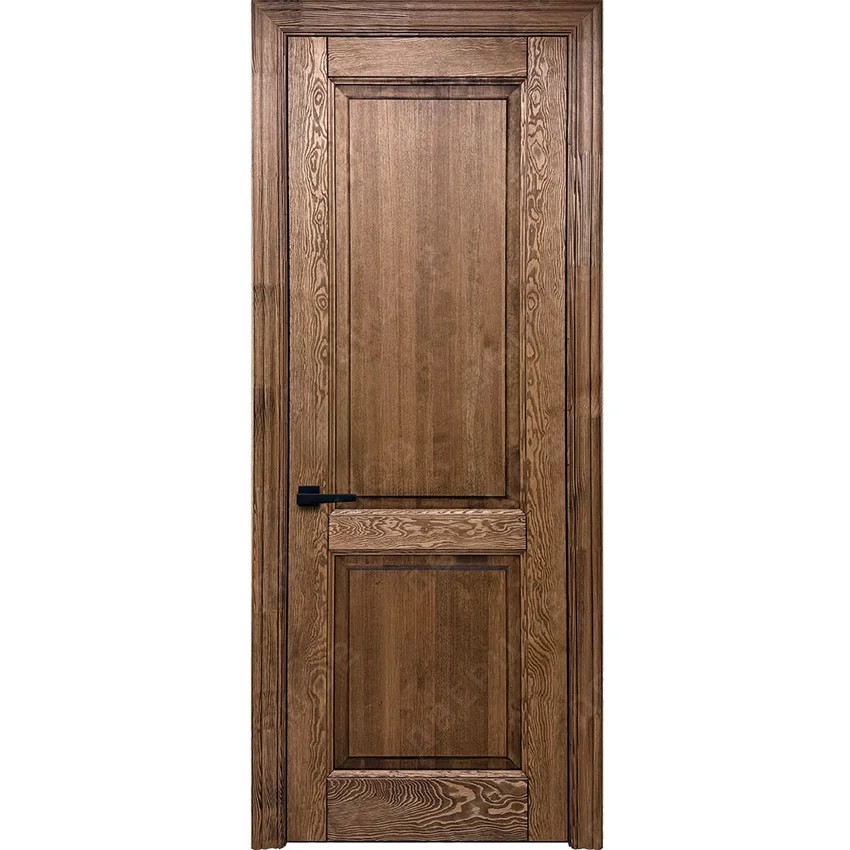 Фото межкомнатной двери массив сосны Дверцов Ливорно дуб коньяк глухая