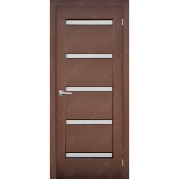 Межкомнатная дверь шпон Влада 2 венге остеклённая