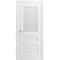 Межкомнатная дверь эмаль Vision 5 белая со стеклом 1