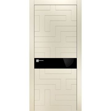 Противопожарная дверь Лабиринт кремовая эмаль EIS60