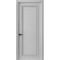 Межкомнатная дверь эмаль Бремен 1 галечный серый глухая