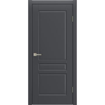 Межкомнатная дверь Бриз графитовая эмаль RAL 7024 глухая