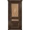 фото ульяновской межкомнатной двери фараон 2 дуб морёный со стеклом