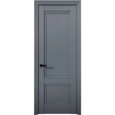 Межкомнатная дверь экошпон Кобальт 39 антрацит глухая