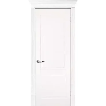 Межкомнатная дверь эмаль Текона Смальта 15 молочная RAL 9010 глухая