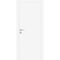 Межкомнатная дверь экошпон PX-1 белая с алюминиевой кромкой с 4-х сторон