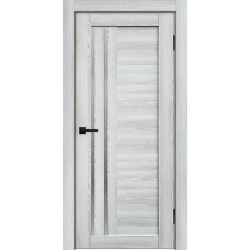 Межкомнатная дверь экошпон Сигма 02.1 айс ривьера остеклённая