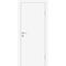 Фото межкомнатной двери экошпон Profilo Porte P-1 белая глухая кромка ABS в цвет полотна