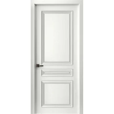 Межкомнатная дверь эмаль Бремен 3 белая глухая