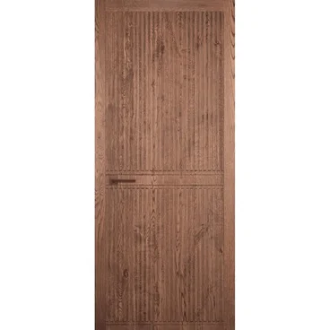 Межкомнатная дверь массив дуба Легно 4 дуб морёный глухая