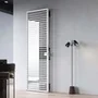 Межкомнатная алюминиевая дверь в скрытом коробе Loft-S 11 стекло бесцветное прозрачное