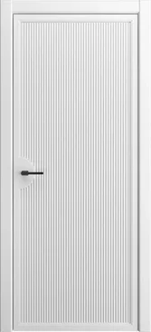 Межкомнатная дверь эмаль Арт 1 белая глухая