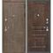 Входная дверь Домино дымчатая луна панель фрезерованная дуб корица