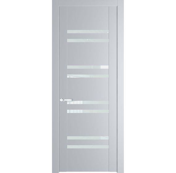 Межкомнатная дверь 1.6P лайт грей остеклённая