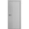Фото двери пэт Премьер-4 серый AL Black глухая