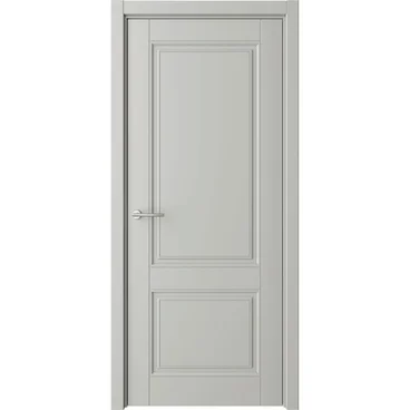 Межкомнатной двери эмаль Классика 2 серая глухая